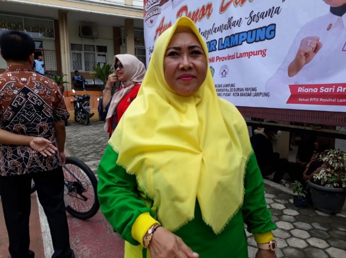 Sub Rayon 18 Gelar Donor Darah di SMAN 3 Bandar Lampung