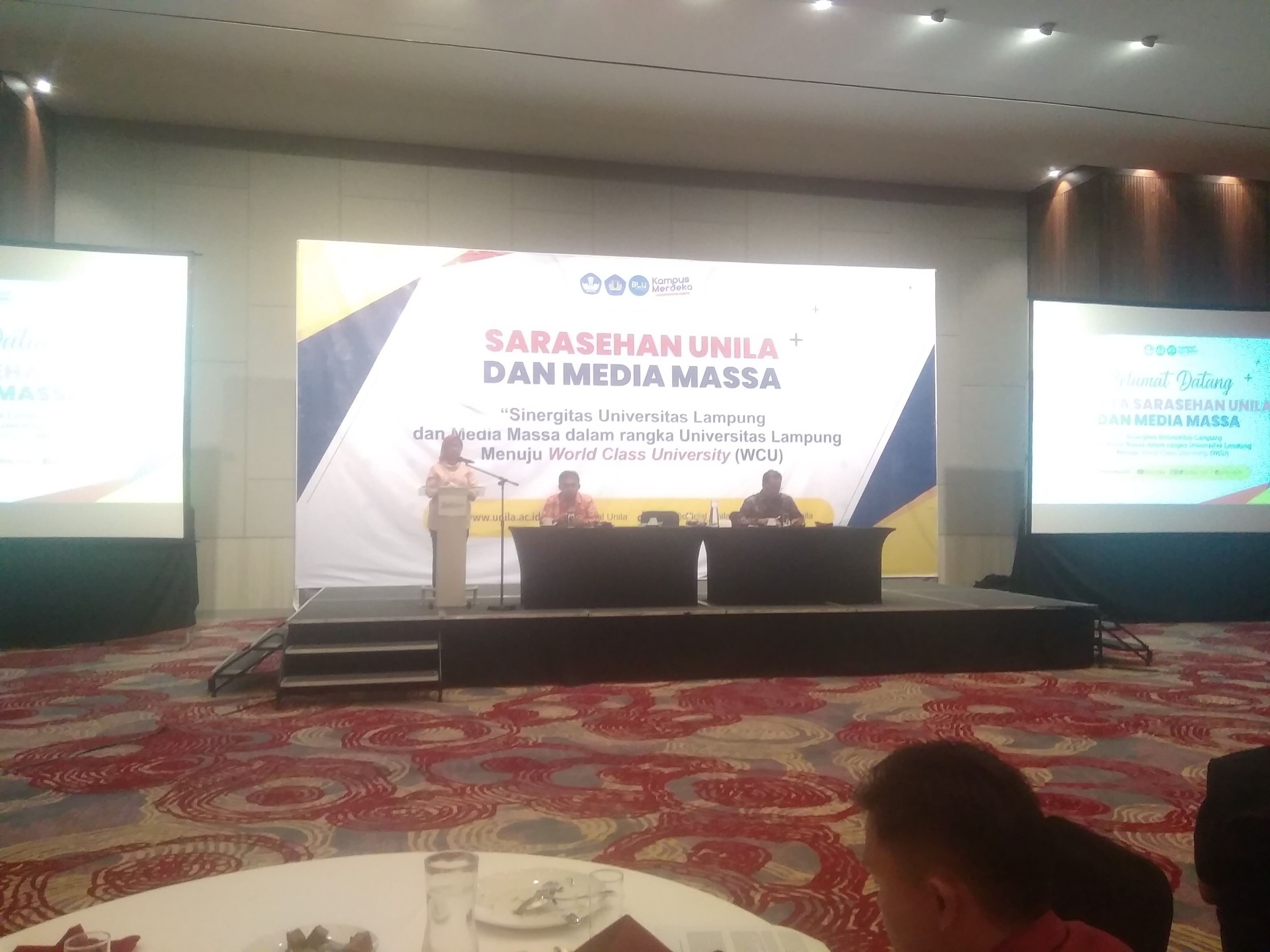 Unila Gelar Sarasehan Bersama Media Massa