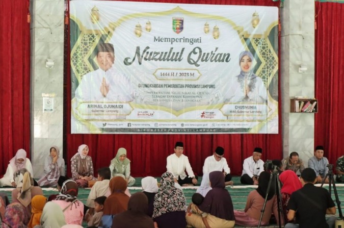 Pemprov Lampung Gelar Peringatan Nuzulul Qur'an 1444 H/2023