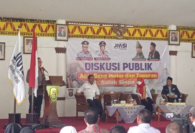 Perihatin Dengan Aksi Geng Motor Yang Meresahkan, JMSI Lampung Adakan Diskusi Publik