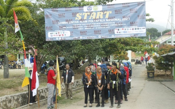 Lomba Lintas Alam POLTAPALA Nasional 2023  Ke-XI Berjalan Sukses