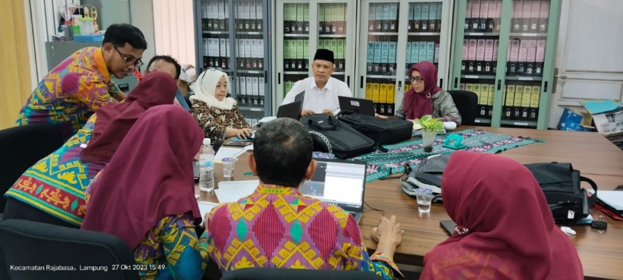 FMIPA Unila Melakukan Rapat Kerja Pembangunan Zona Integritas Wilayah Bebas Korupsi