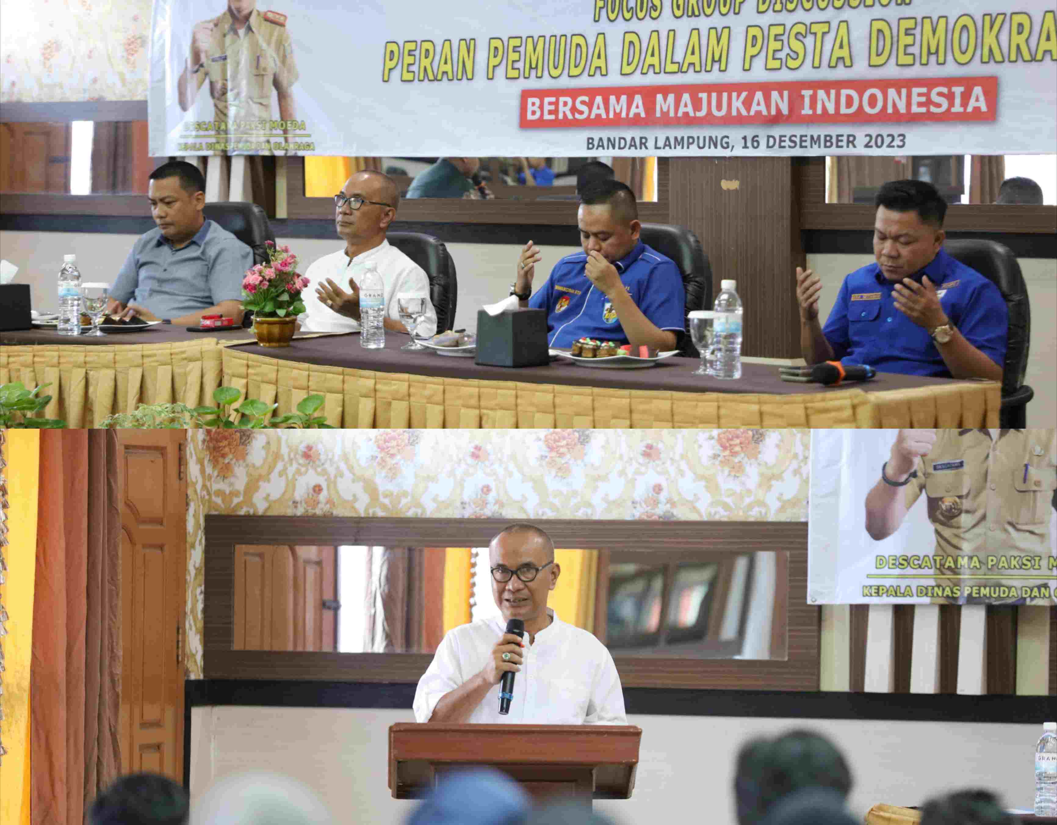 Ketua Harian KNPI Lampung Wawan Sah Ajak Para Pemuda Berperan Sukseskan Pemilu 2024