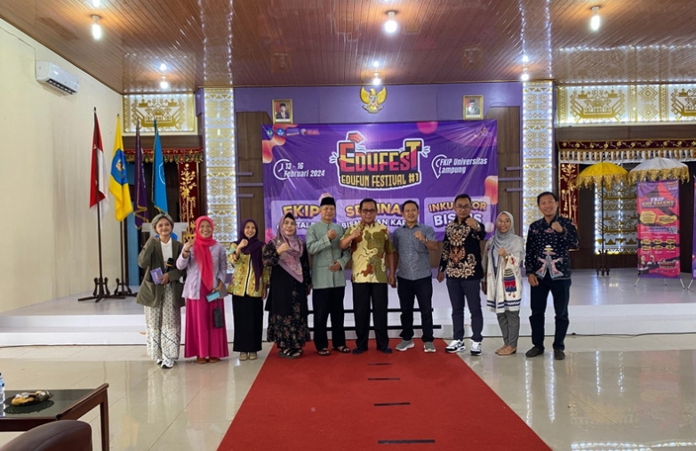 FKIP Universitas Lampung, Gelar Seminar Bisnis Dan Karir Dalam Edufest Pertama