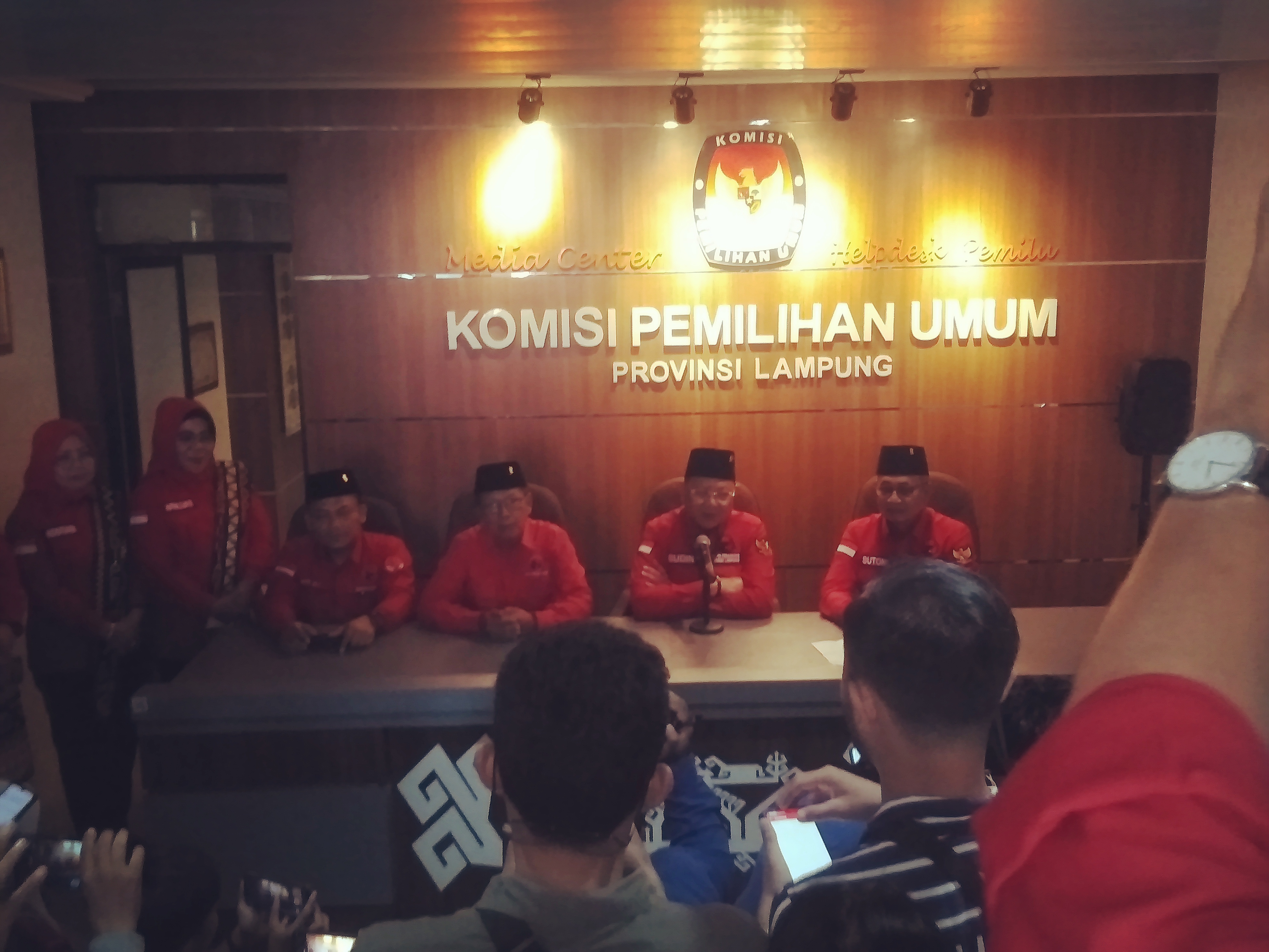 Ajukan 85 Bacaleg DPRD Provinsi ke KPU Lampung, Sudin: PDI Perjuangan, Hattrick!