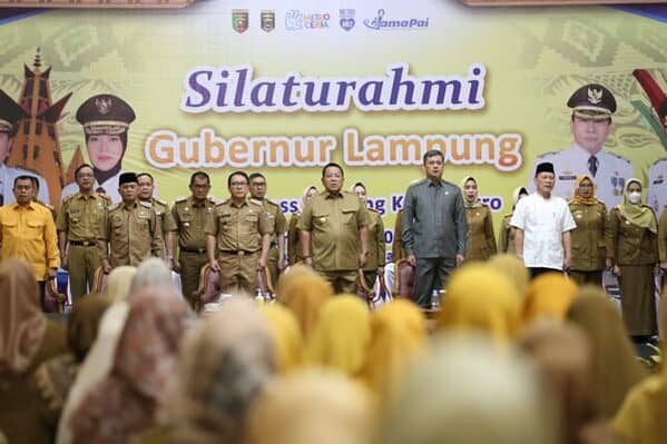 Gubernur Arinal Bersilaturahmi dengan Masyarakat dan Pemerintah Kota Metro