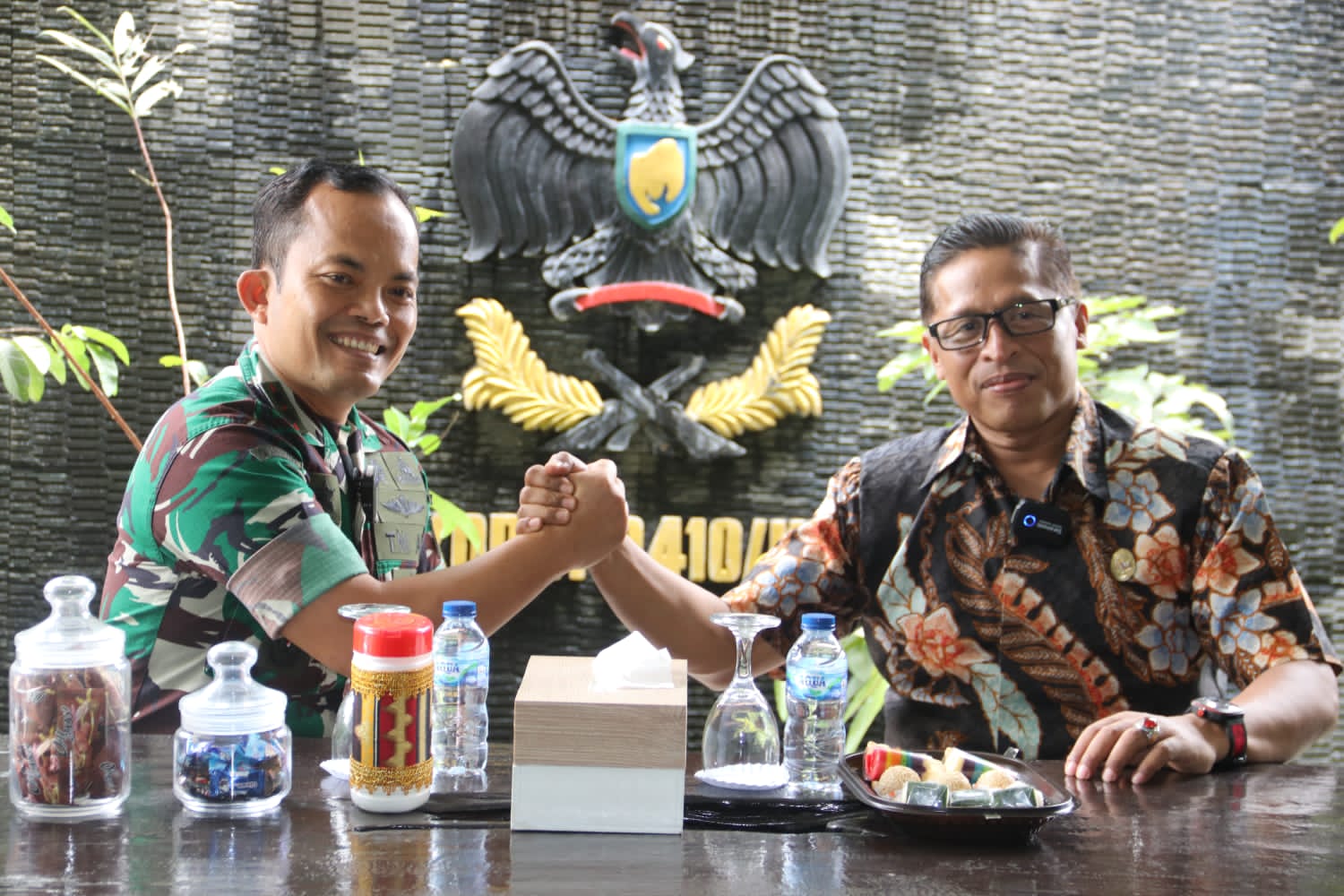 Ketua DPRD Bandarlampung Wiyadi melakukan kunjungan ke Kodim 0410/KBL