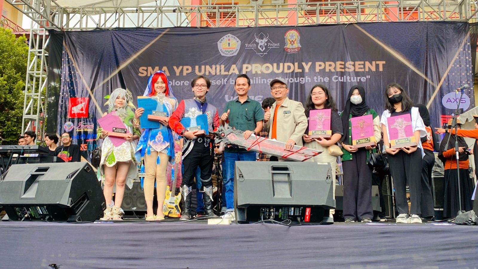 Penutupan Youth Project 2023 SMA YP Unila Dimeriahkan Yovie and Nuno