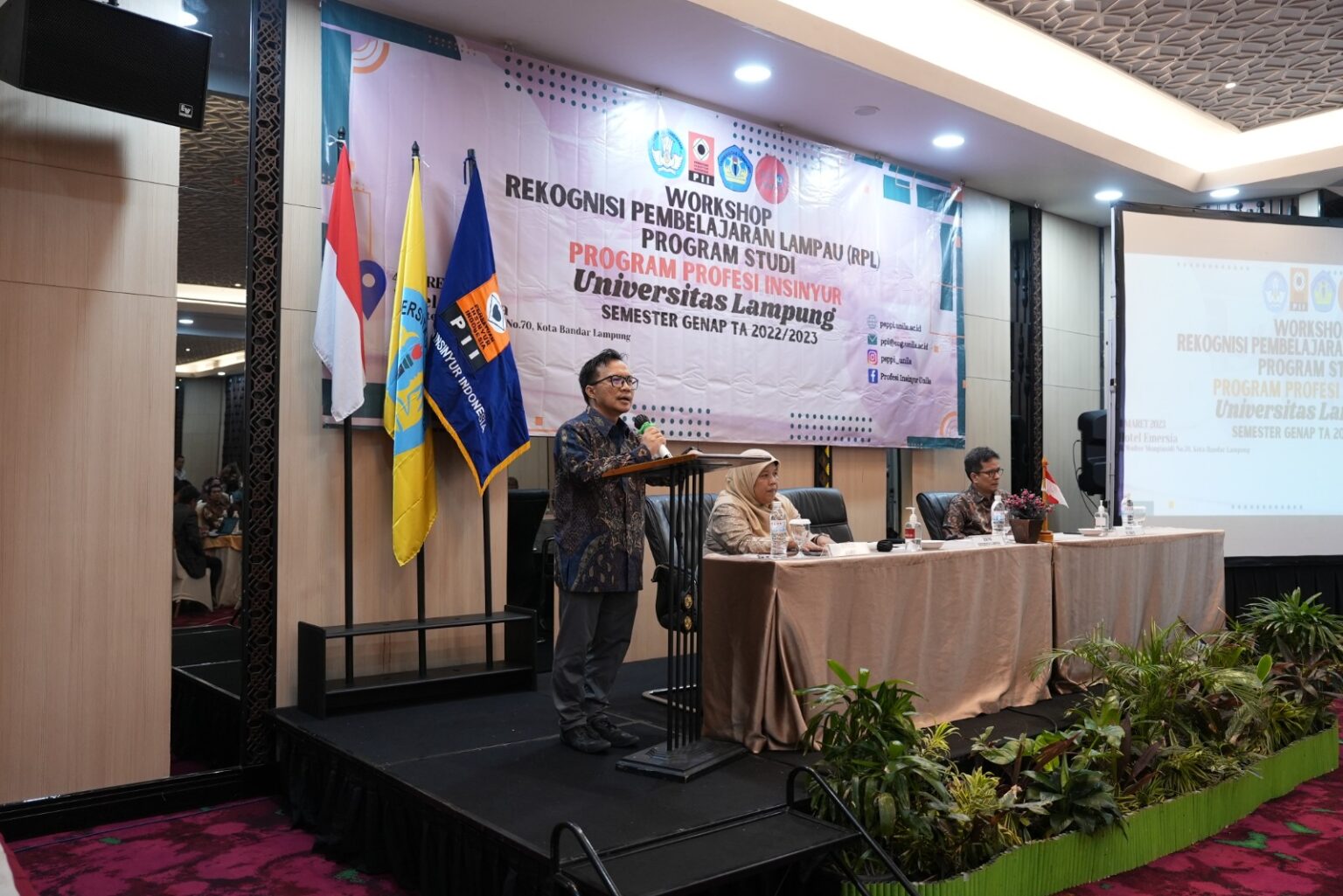 Warek BUK Buka Workshop RPL PSPPI Universitas Lampung