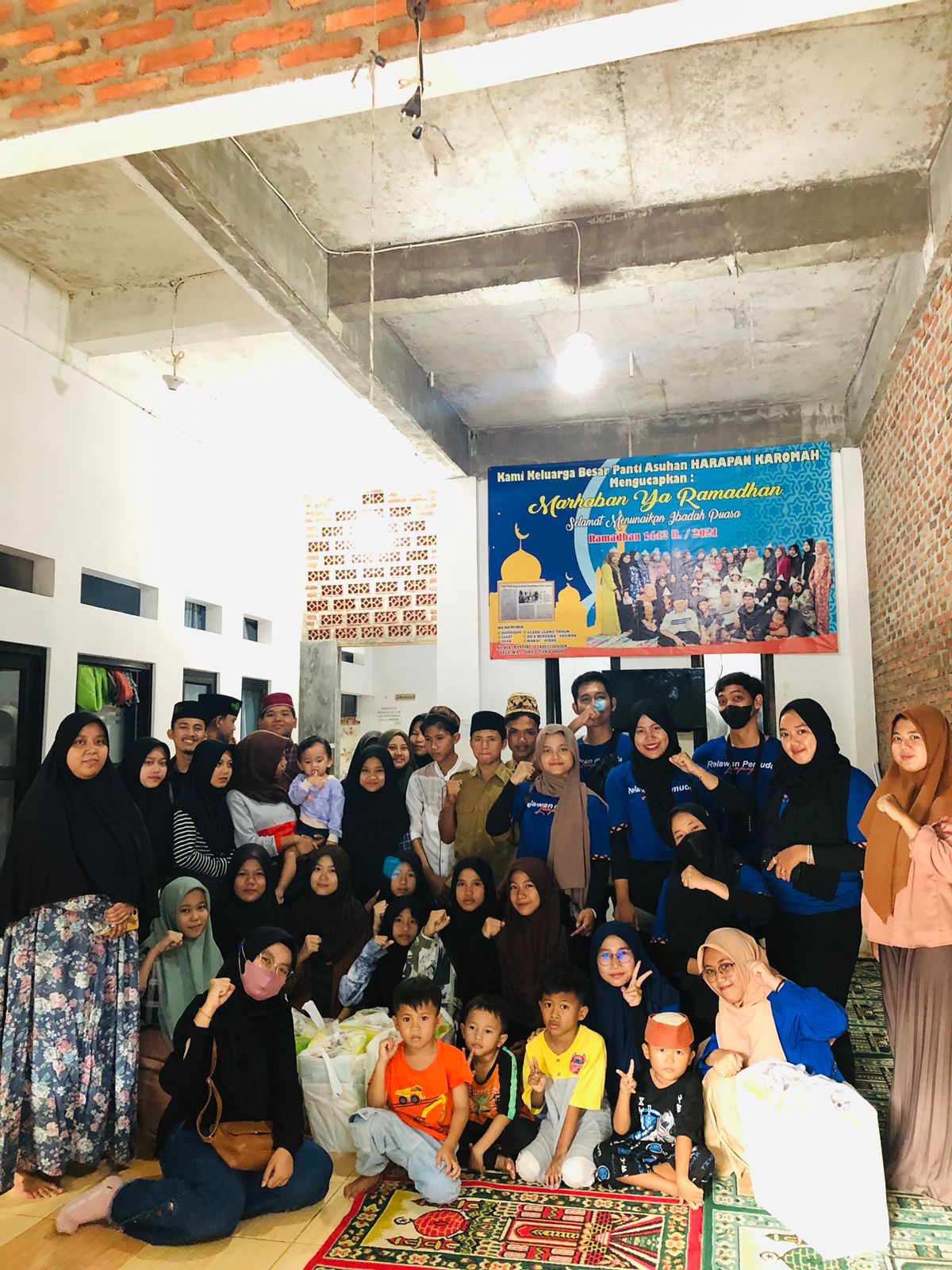 KNPI Lampung Buka Bersama Dengan Anak Panti Asuhan Harapan Karomah