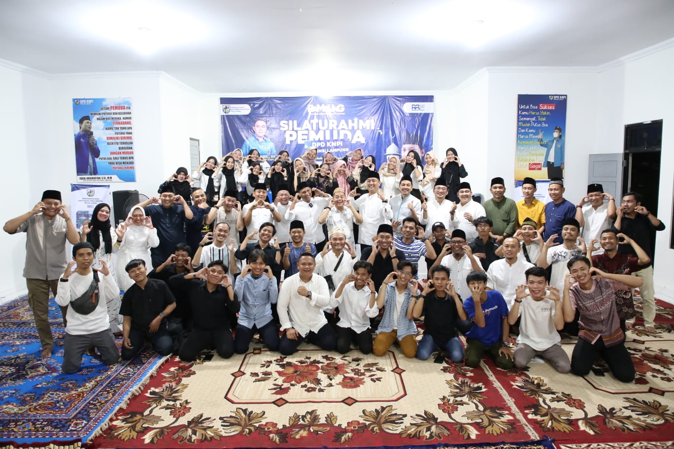 300 Pengurus DPD KNPI Provinsi Lampung Sukseskan Acara Buka Bersama dengan Anak Panti Asuhan