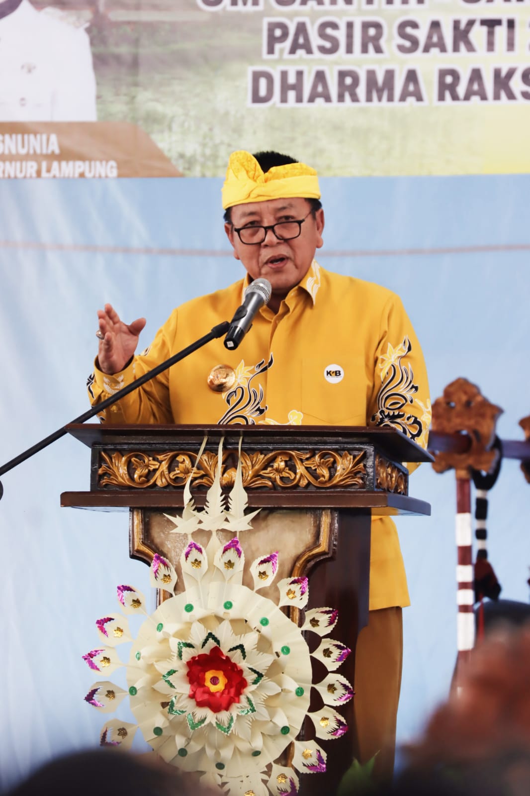 Gubernur Arinal Djunaidi Menghadiri Dharma Santi Nyepi Tahun Baru Saka 1945, Ajak Jaga Stabilitas Untuk Pembangunan Daerah