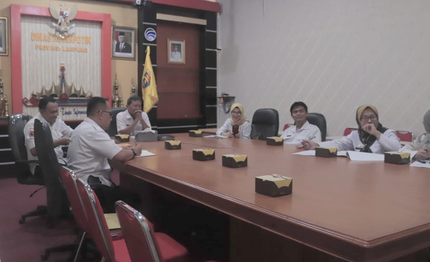 Pemprov Lampung Mengikuti Rakor Penanganan Gagal Panen Akibat Banjir