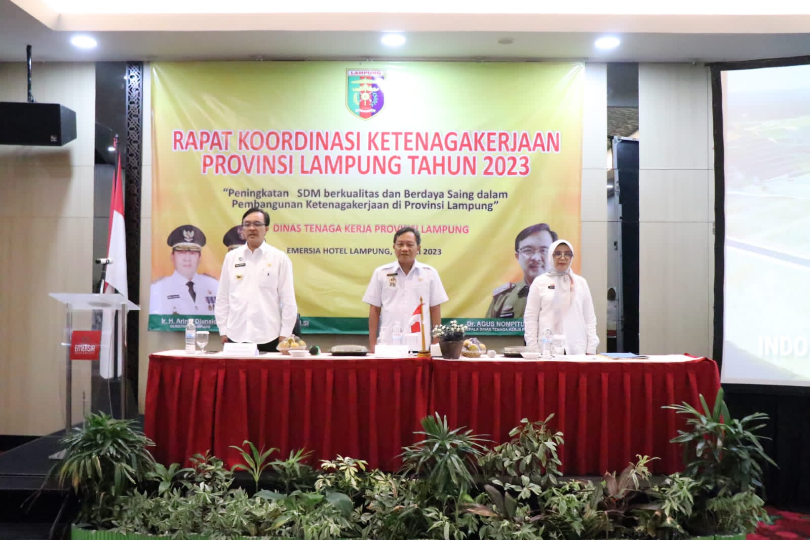 Pemerintah Provinsi Lampung Gelar Rakor dan Konsolidasi Arah Kebijakan Ketenagakerjaan Provinsi Lampung Tahun 2024