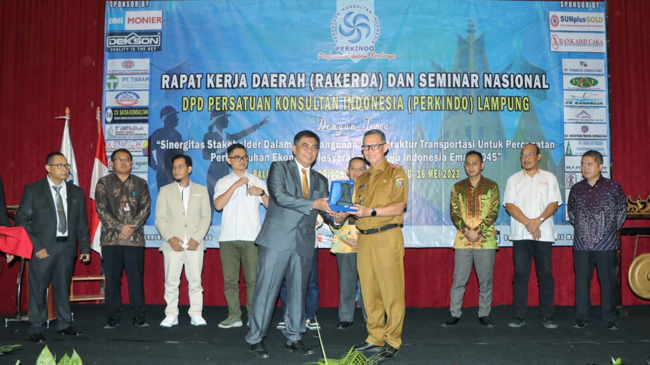 Sekdaprov Lampung Buka Rapat Kerja Daerah dan Seminar Nasional DPD Persatuan Konsultan Indonesia