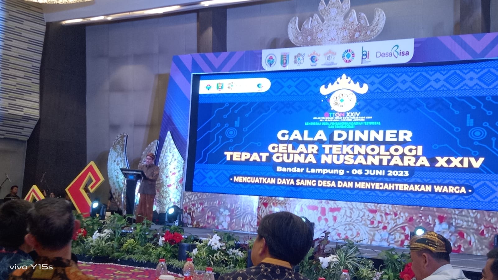 Gala Dinner GTTGN XXIV Lampung, 'Nemuy Nyimah' Gubernur Lampung Sambut Tetamu