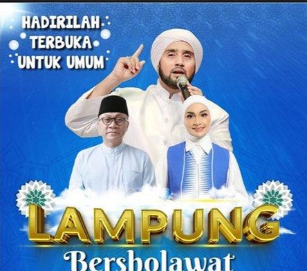 Lampung Bersholawat, Bersama Habib Syech bin Abdul Qodir Assegaf dan Putri Zulkifli Hasan