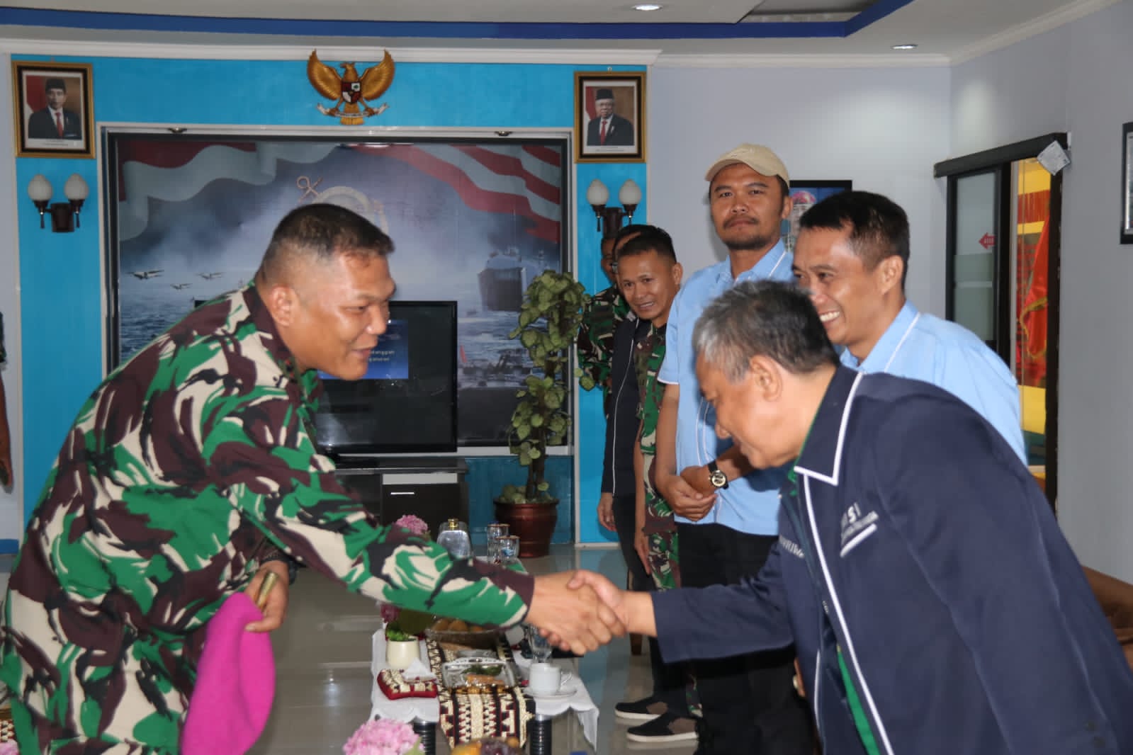 DANBRIGIF 4 MAR/BS TERIMA AUDIENSI PENGURUS JMSI LAMPUNG