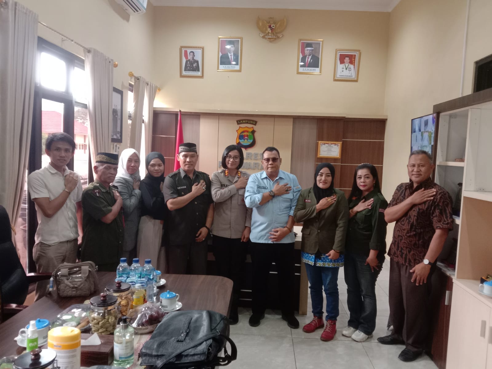 Organisasi KO-WAPPI  Mengelar Audensi Dengan Kapolres Pesawaran