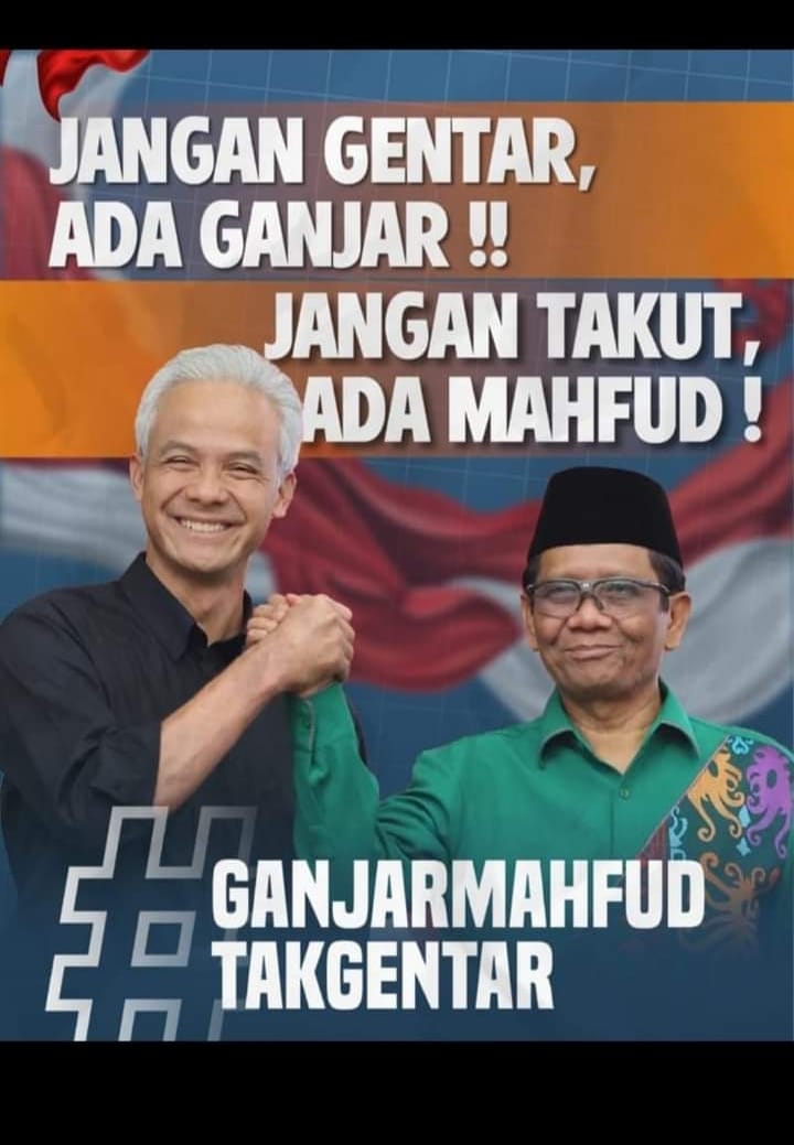 "Jangan Gentar Ada Ganjar, Jangan Takut Ada Mahfud!", 1.620 Organ Relawan Loyal