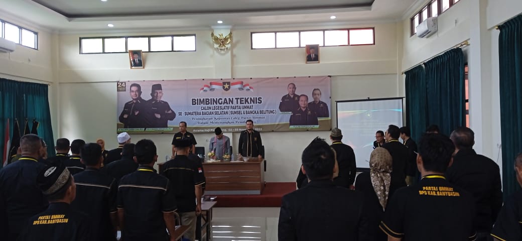 Bimtek Caleg Partai Ummat Sumatera Selatan Dan Bangka Belitung