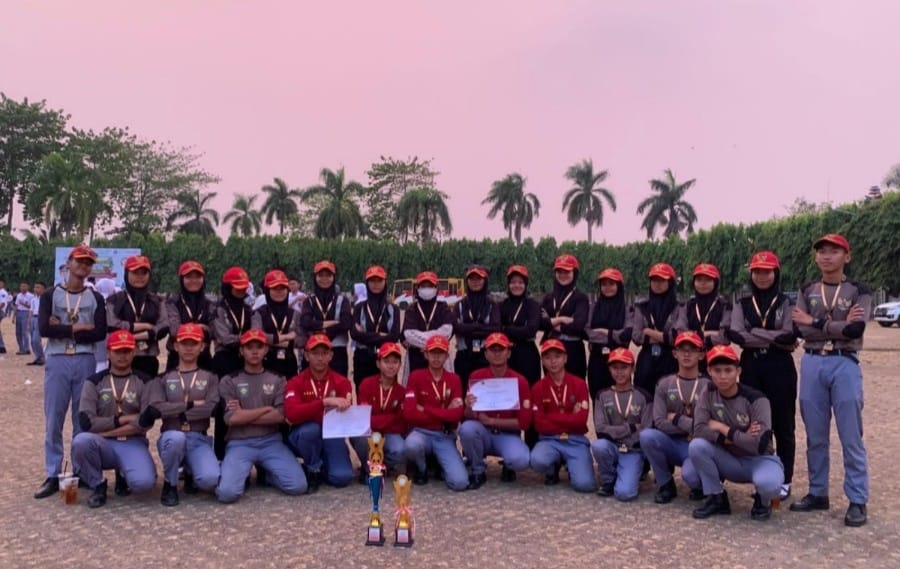 Paskibra MAN 2 Bandar Lampung Raih Dua Piala