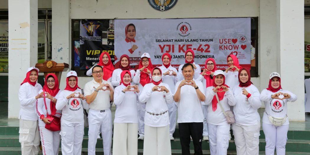 Mamiyani Fahrizal Kukuhkan Pengurus Klub Jantung Sehat Baru Di Bandar Lampung