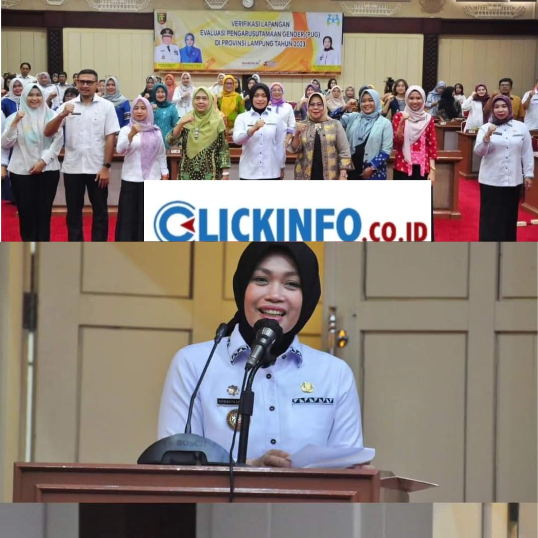Kepala Dinas PPPA Provinsi  Lampung Membuka Kegiatan Verifikasi Lapangan Evaluasi Pengarus Utamaan Gender Tahun 2023