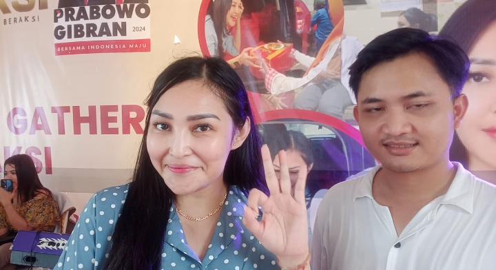 Caleg Kota Bandar Lampung Dapil I, Nomor Urut 3 Adinda Risky Chikita Adakan Family Gathering