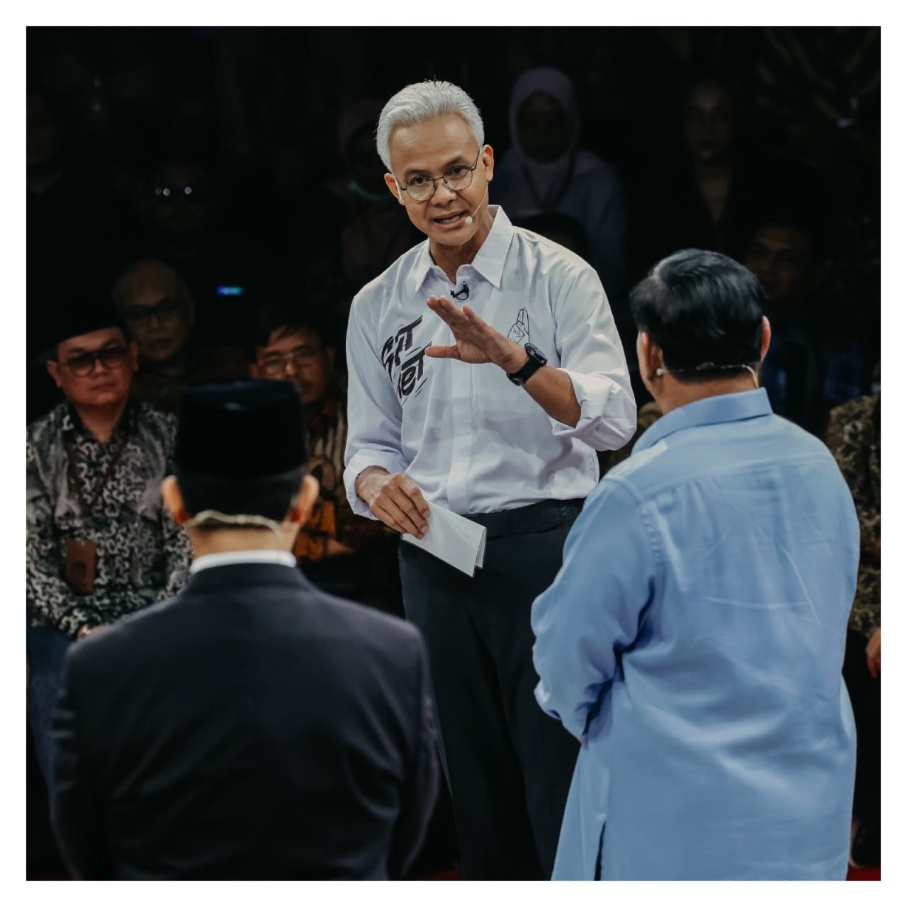 Pidato Penutup Ganjar Pranowo Saat Debat Capres, Nganga Toyib: "Indonesia Banget!"