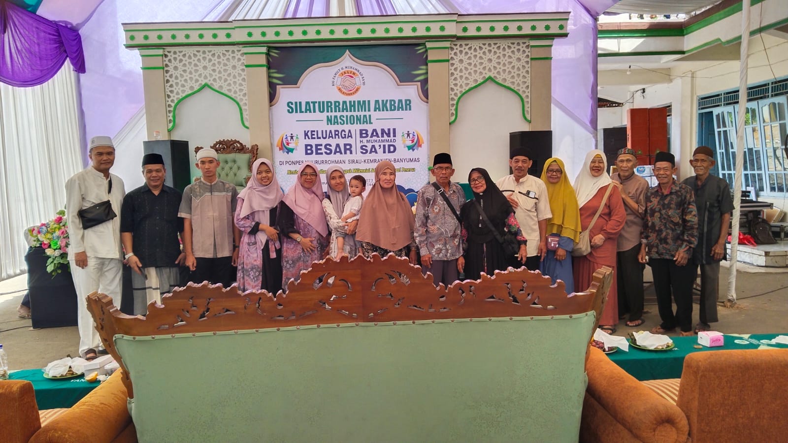 Silaturrahmi Akbar Nasional Keluarga Bani H. Muhammad Sa'id Di Ponpes Nuururrohman Sirau Kemranjen Banyumas, Jawa Tengah (clickinfo)
