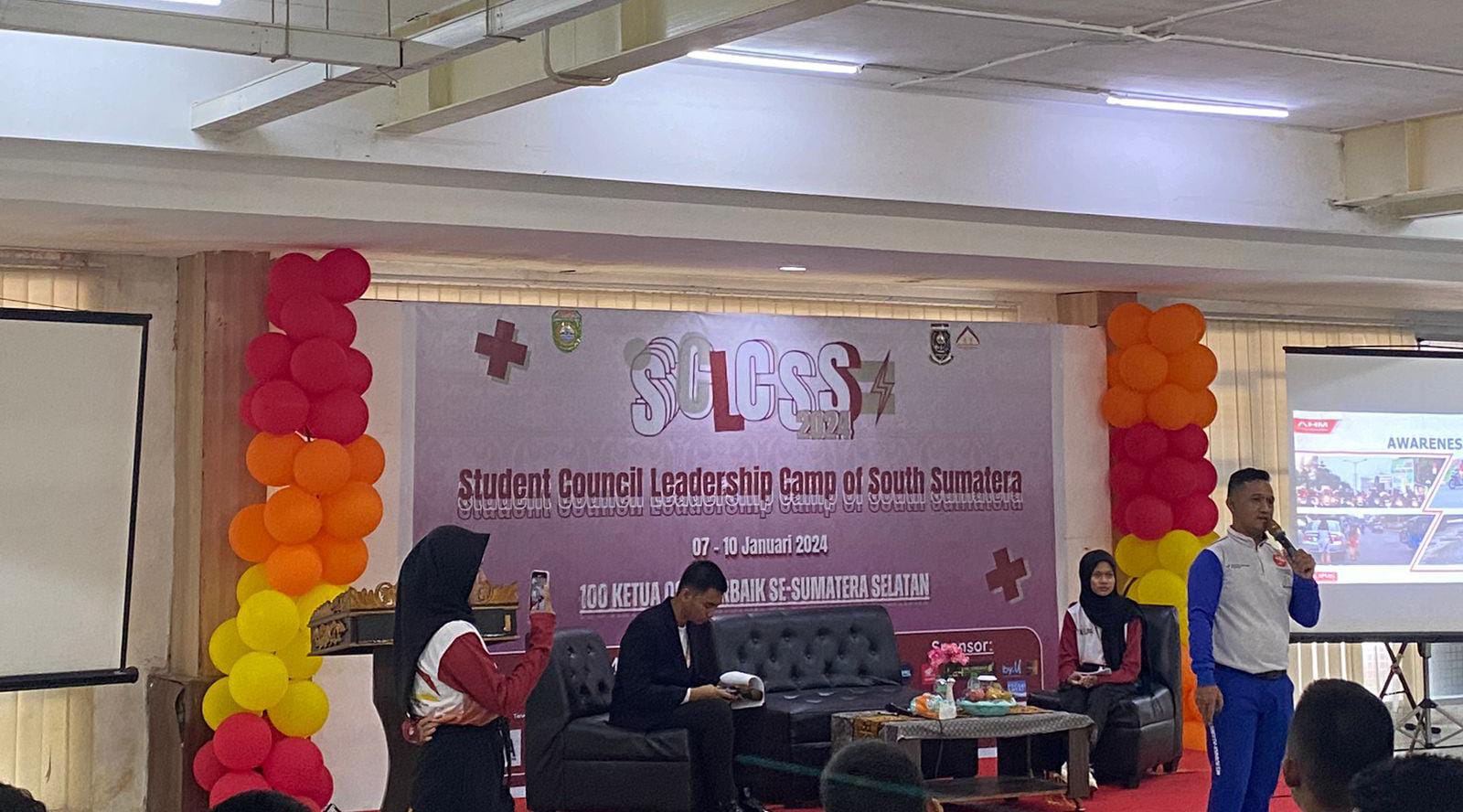 100 Ketua OSIS Terbaik Se-Sumsel, Sukses Ikuti Kegiatan SCLCSS