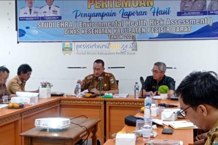 Plt. Sekda Jon Edwar Hadiri Pertemuan Penyampaian Hasil Studi EHRA