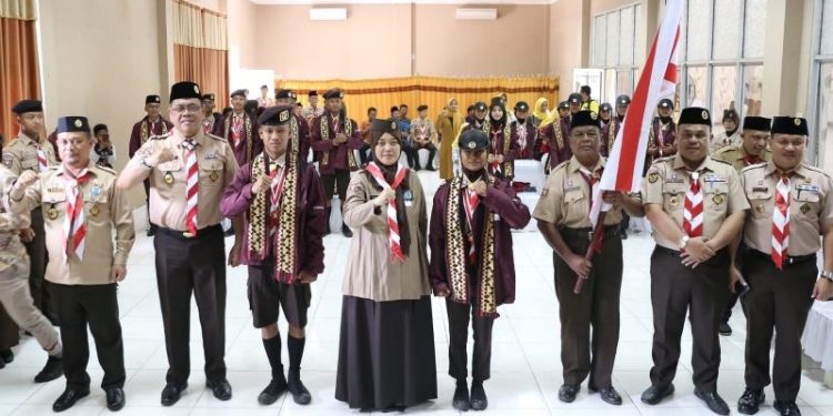 Wagub Chusnunia Lepas Kontingen Pramuka Ikuti Lomba Tingkat V Nasional Tahun 2023