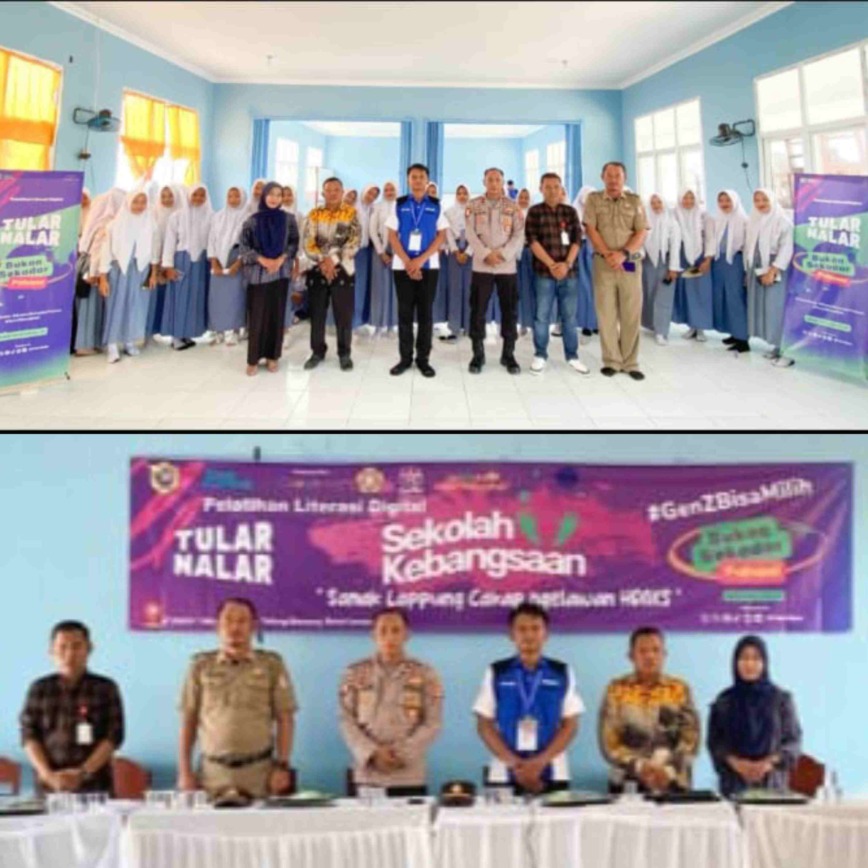 Relawan TIK TUBABA Bersama Jawara Internet Sehat Lampung Gelar Kelas Sekolah Kebangsaan