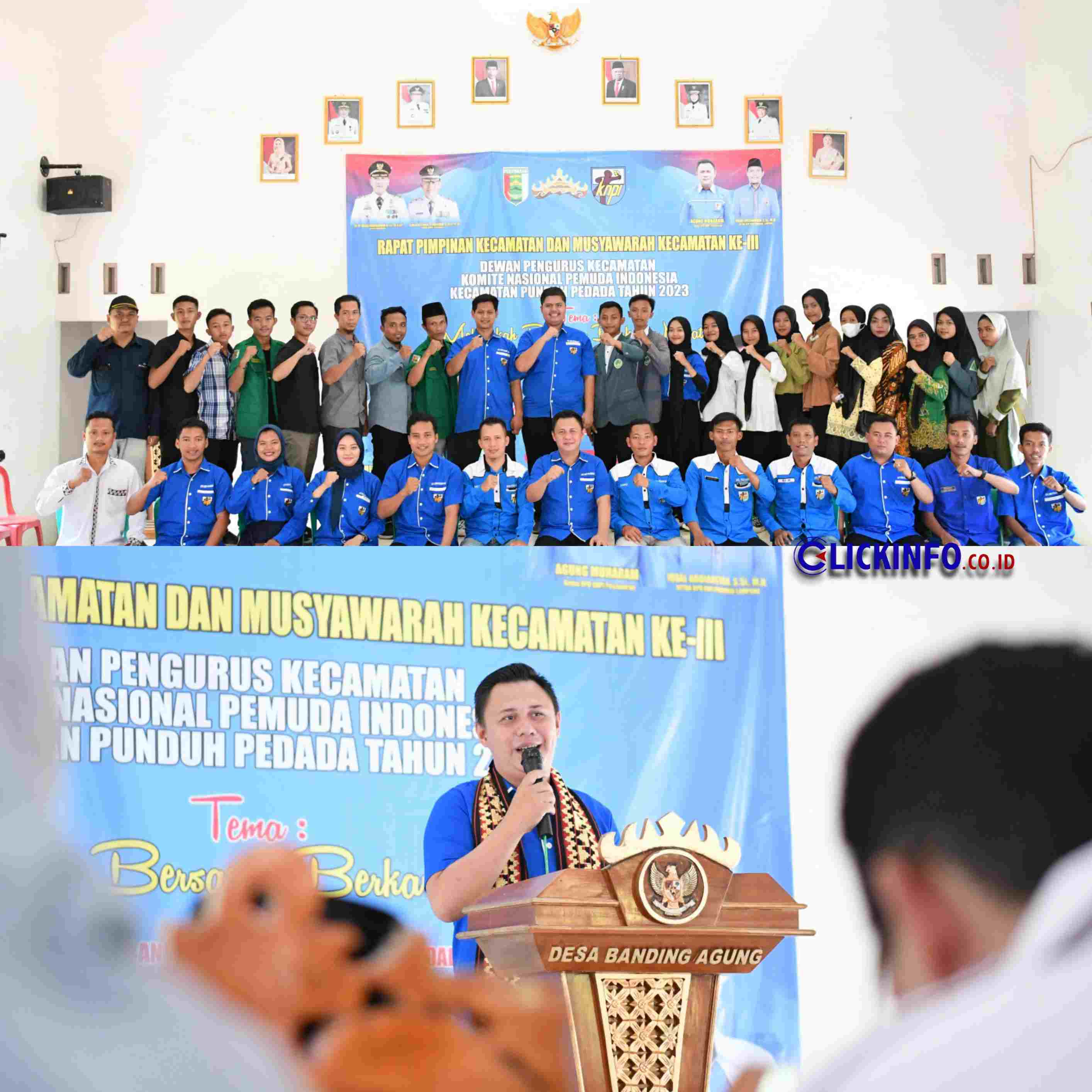 DPK KNPI Menjadikan Hidayat Menjadi Ketua Punduh Pidada 2023-2026, Secara Aklamasi