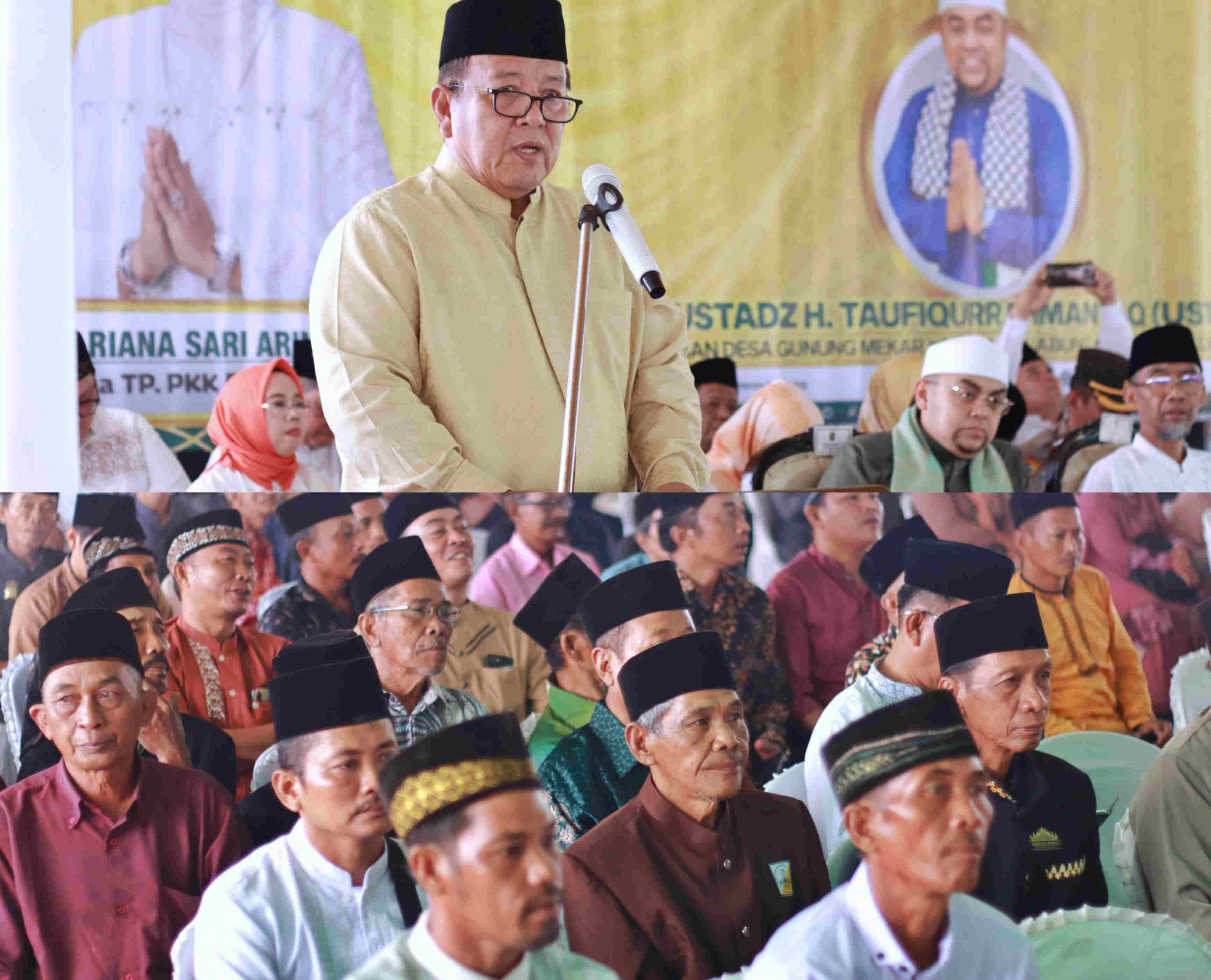 Pengajian Akbar Di Kabupaten Lampung Timur, Yang Di Gelar Pemerintah Provinsi Lampung