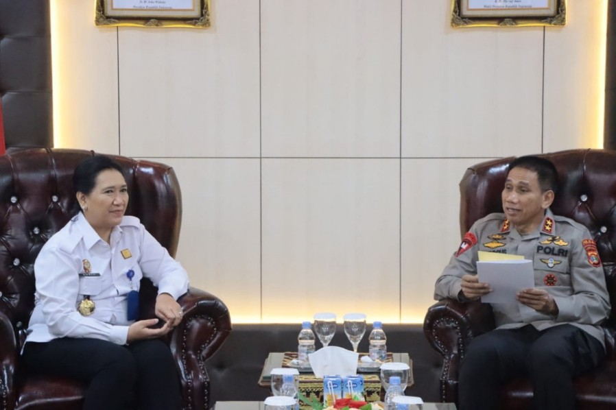 Kapolda Lampung Terima Audensi Kalapas Kelas II A Bandar Lampung