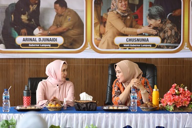 Riana Sari Arinal Tutup Kegiatan Unit Pelayanan Sosial Keliling Tahun 2023 di Way Kanan
