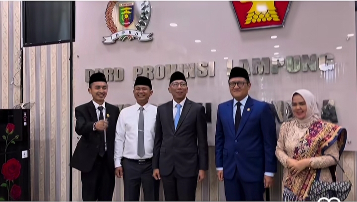 Kedatangan Gubernur Mirza Disambut Fraksi Gerindra DPRD Lampung dengan Penuh Haru