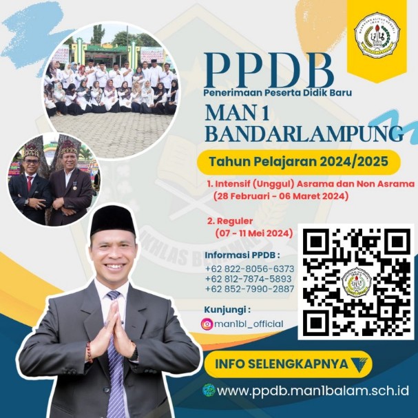PPDB MAN 1 Bandarlampung 2024/2025 Dibuka, Berikut Jadwal dan Tahapan Pendaftarannya