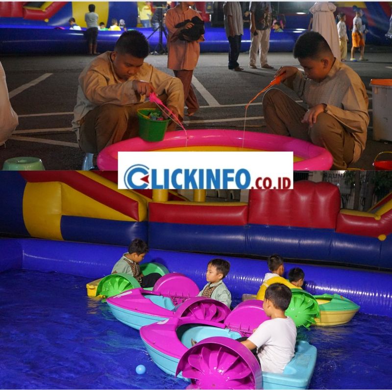 Anak-Anak Yatim Piatu Dibahagiakan oleh Polda Lampung