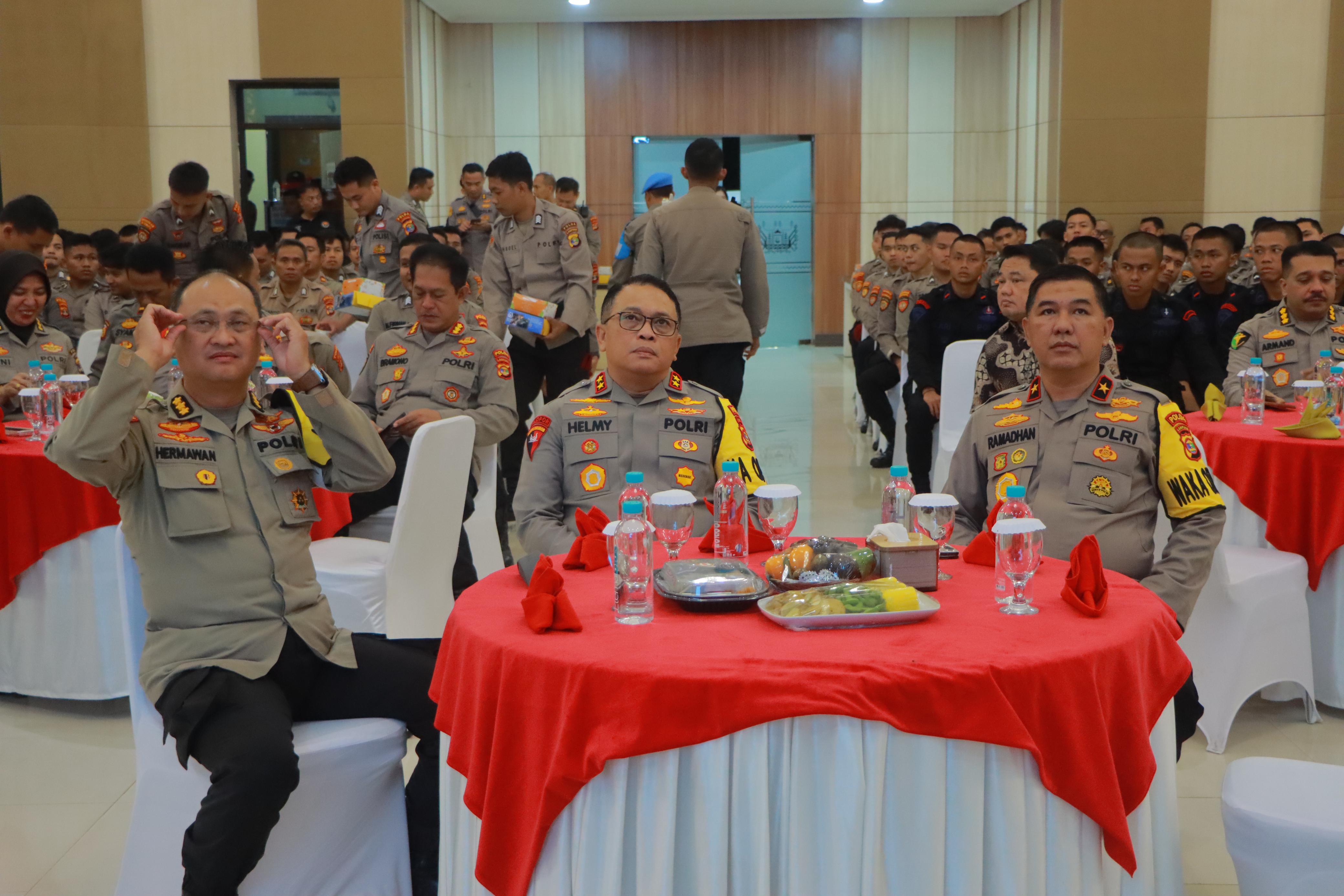 Polda Lampung Nonton Bareng Pentas Musik Yogyakarta Asik