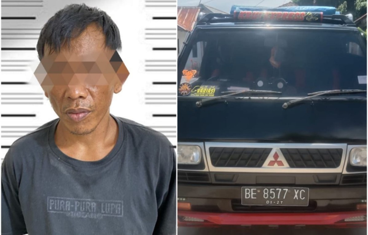 Tekab 308 Presisi Satreskrim Polres Pesisir Barat tangkap Pelaku Pencurian Mobil