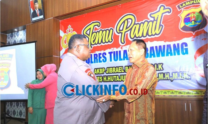 Hadiri Pisah Sambut Kapolres Tulang Bawang, Ini Pesan Pj. Qudratul