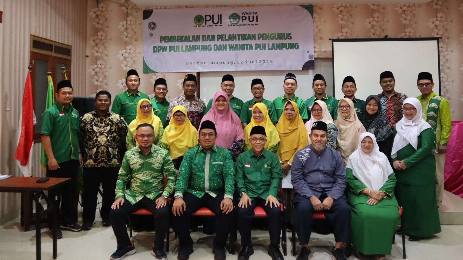 Pengurus Baru PUI Lampung Dilantik: Siap Berkhidmat untuk Umat dan Bangsa