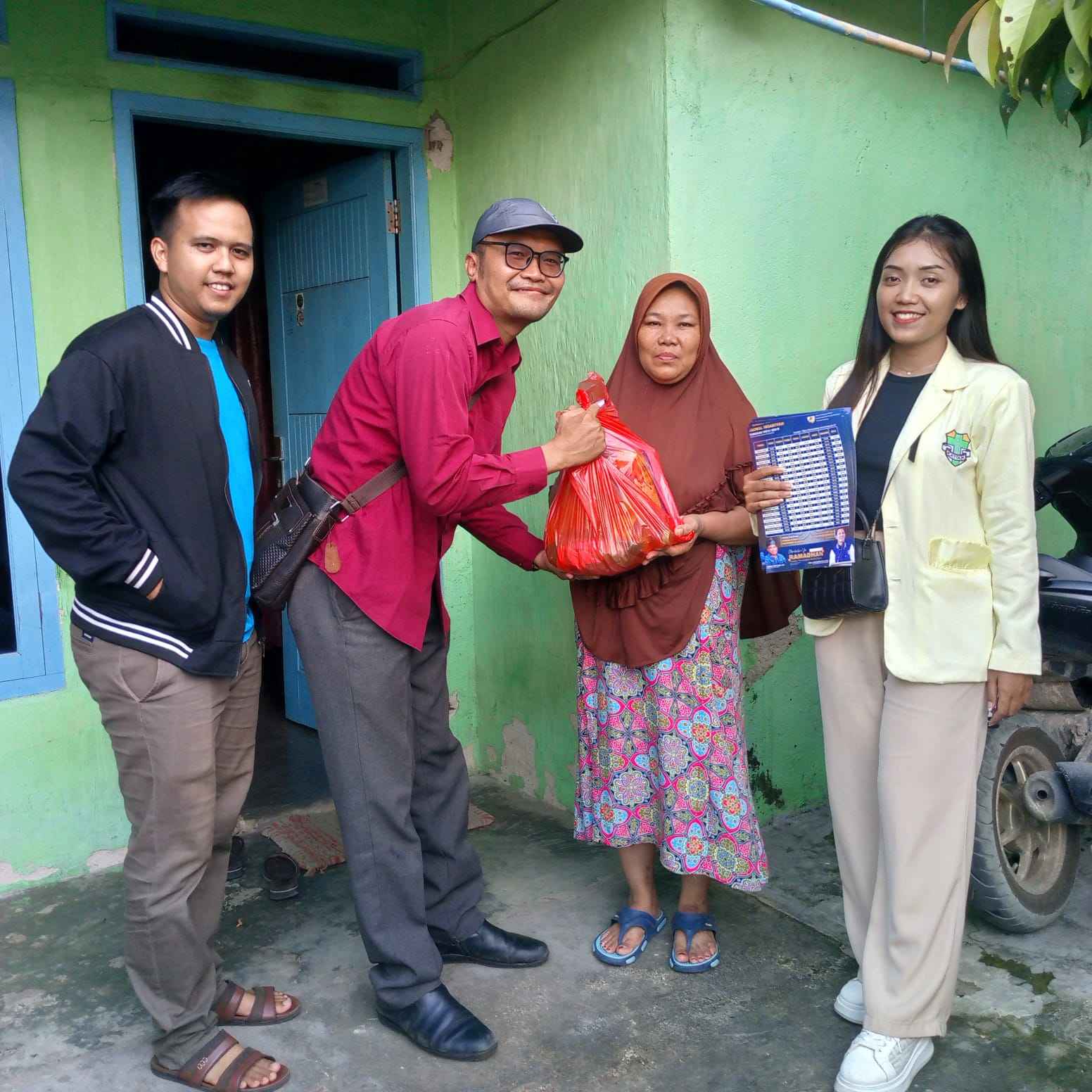 Kolaborasi Kemanusiaan: KNPI dan Pemuda Katolik Komda Lampung Beraksi