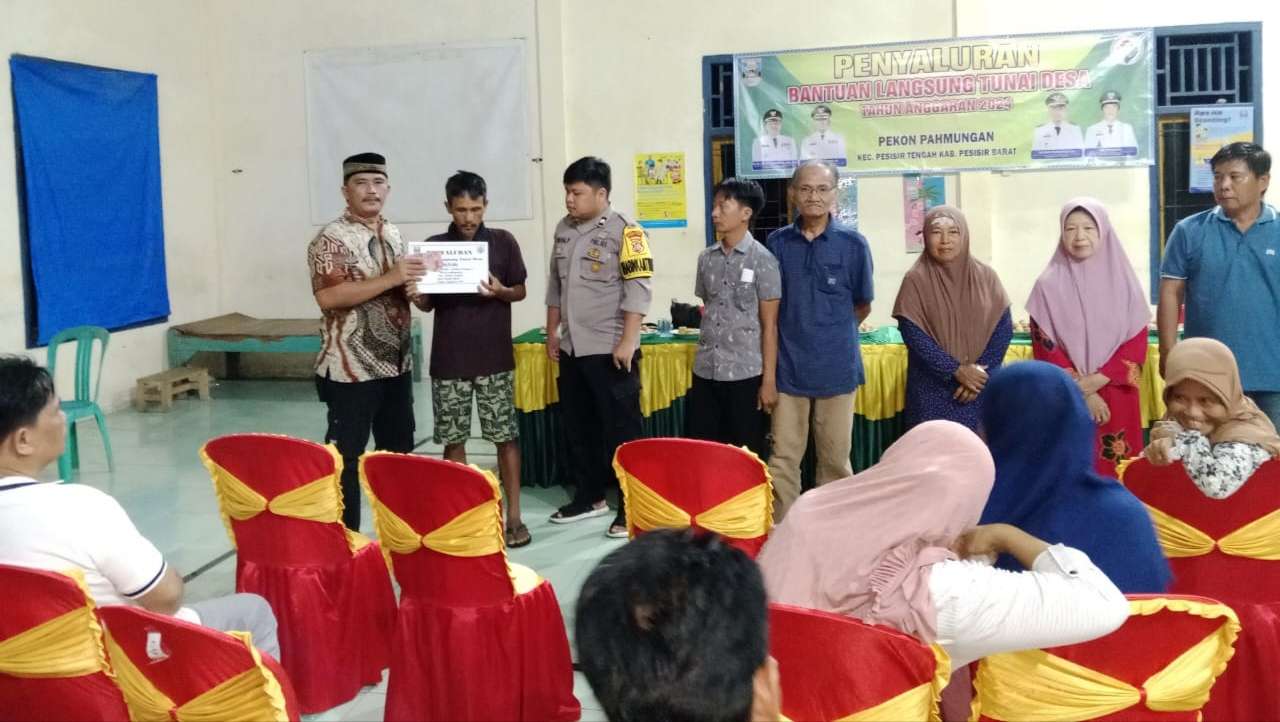 17 KPM Pekon Pahmungan Terima BLT-DD Tahap I TA 2024