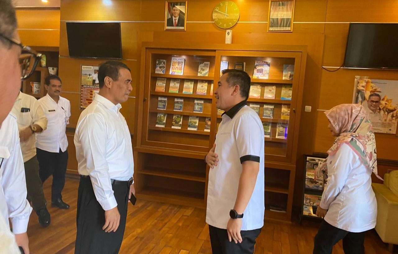 Tingkatkan Areal Tanam Padi, Bupati Pesawaran Temui Menteri Pertanian RI