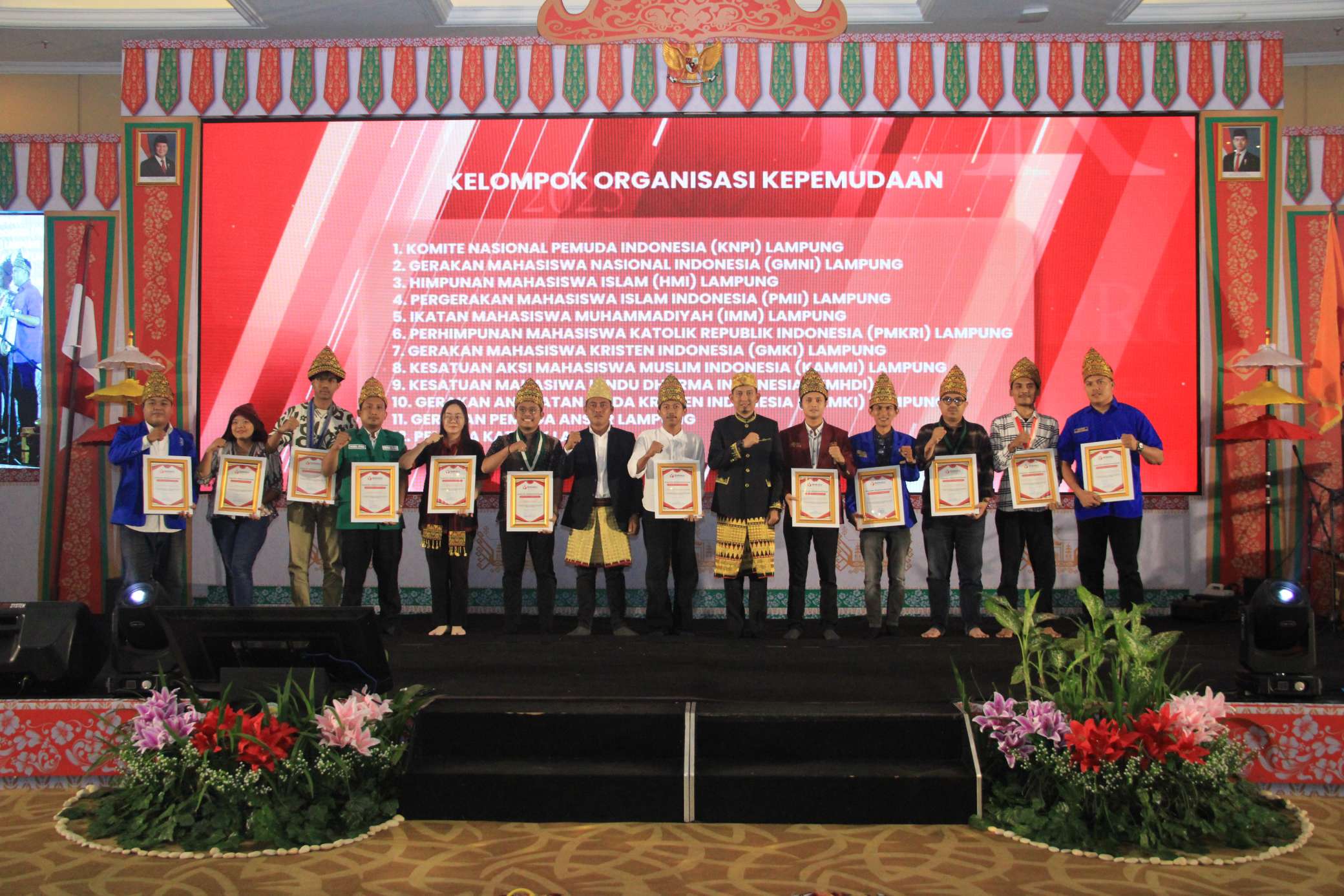 KNPI Lampung Terima Penghargaan atas Partisipasi Aktif dalam Pengawasan Pilkada